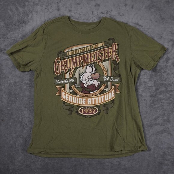 Disney Store Grumpy Constantly Cranky Grumpmeister Grumpiest Shirt size large - Picture 1 of 4